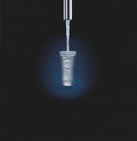 Смеситель для кухни со стартовым пакетом Grohe Blue Home выдвижной Г-излив латунь хром 31539000