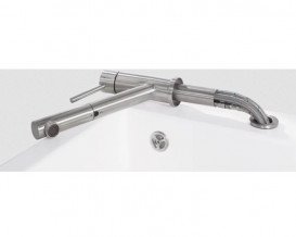 Смеситель для кухни Villeroy & Boch Como Shower Window с выдвижной лейкой сплошная нержавеющая сталь 925800LC