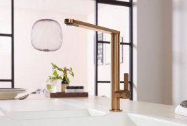 Смеситель для кухни Villeroy & Boch Finera однорычажный бронза 92700004