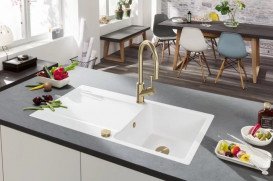 Змішувач для кухні Villeroy & Boch Umbrella одноважільний золото 92530003