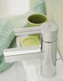 Змішувач для раковини одноважеля з донним клапаном Grohe колекція Lineare хром 32114001