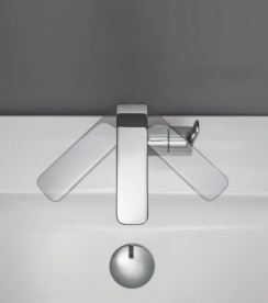 Змішувач для раковини одноважеля з донним клапаном Grohe колекція Lineare хром 23296001