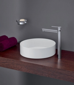 Смеситель для раковины однорычажный высокий Grohe коллекция Lineare хром 23405001