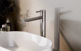 Змішувач для раковини Besco Zea I одноважільний хром BU-ZI-CH