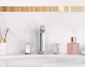 Смеситель для раковины двухвентильный встраиваемый Hansgrohe коллекция Metropol Classic хром 31305000