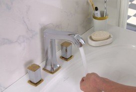 Смеситель для раковины двухвентильный встраиваемый Hansgrohe коллекция Metropol Classic хром 31305000