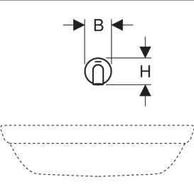 Змішувач для раковини Geberit Piave живлення від мережі для функціонального блоку прихованого монтажу латунь нерж сталь матовий 116.282.SN.1