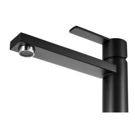 Смеситель для раковины Granado Berga alto однорычажный нержавеющая сталь черный gz0901A