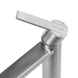 Смеситель для раковины Granado Berga alto однорычажный нержавеющая сталь gz0909A