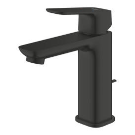 	Смеситель для раковины Grohe Cubeo однорычажный с донным клапаном черный матовый 1017492430