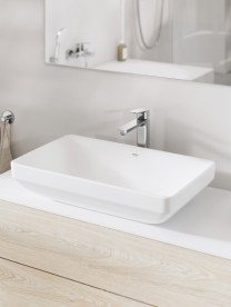 Смеситель для раковины Grohe Cubeo однорычажный хром 1017290000