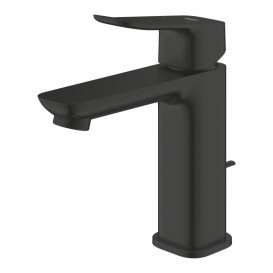 Змішувач для раковини Grohe Dice M-Size одноважільний із донним клапаном чорний матовий 1018322430