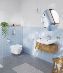 Смеситель для раковины Grohe Dice M-Size однорычажный с донным клапаном хром 1018360000