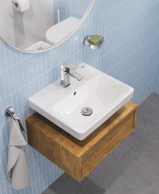 Змішувач для раковини Grohe Dice S-Size одноважільний з донним клапаном хром 1018570000