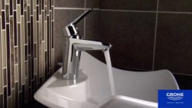 Змішувач для раковини Grohe Eurodisc Cosmopolitan одноважільний з донним клапаном хром 23448002