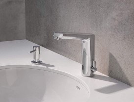 Змішувач для раковини Grohe Eurosmart Cosmopolitan E інфрачервоний електронний живлення від мережі хром 36421000