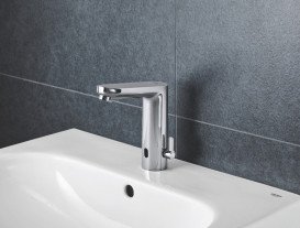 Змішувач для раковини Grohe Eurosmart Cosmopolitan E інфрачервоний електронний живлення від мережі хром 36421000