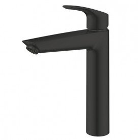Змішувач для раковини Grohe Eurosmart одноважільний із донним клапаном чорний матовий 239712433
