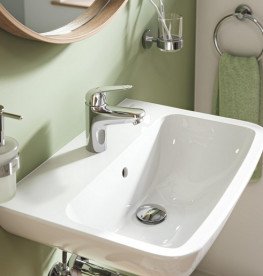 Смеситель для раковины Grohe Swift QuickFix S-Size однорычажный с донным клапаном хром 24318001