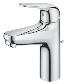 Змішувач для раковини Grohe Swift QuickFix M-Size одноважільний з донним клапаном хром 24328001