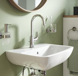 Змішувач для раковини Grohe Swift QuickFix L-Size одноважільний з донним клапаном хром 24330001