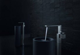 Смеситель для раковины Hansgrohe Axor Edge с алмазной огранкой хром 46041000