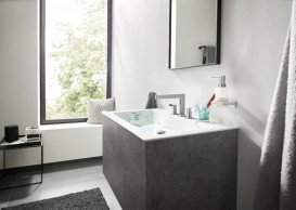 Смеситель для раковины Hansgrohe Finoris с донным клапаном хром 76033000