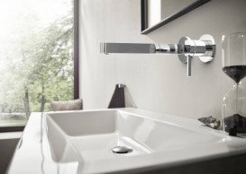 Смеситель для раковины Hansgrohe Finoris настенный хром 76050000