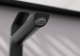 Смеситель для раковины Hansgrohe Logis однорычажный матовый черный 71253670