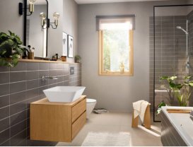 Смеситель для раковины Hansgrohe Rebris E настенный однорычажный хром 72568000