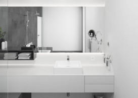 Смеситель для раковины Hansgrohe Vernis Shape с донным клапаном хром 71562000