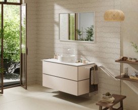 Змішувач для раковини Hansgrohe Vivenis CoolStart одноважільний білий матовий 75045700