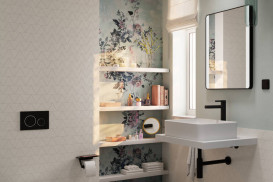 Смеситель для раковины Hansgrohe Zesis S CoolStart однорычажный матовый черный 74731670