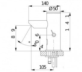 Смеситель для раковины Jika Sensor электронный нержавеющая сталь H3141T20033211
