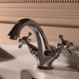 Смеситель для раковины Kerasan Retro двухвентильный хром 738990