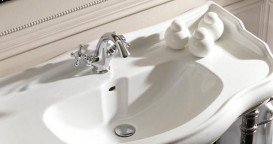 Смеситель для раковины Kerasan Retro двухвентильный хром 738990