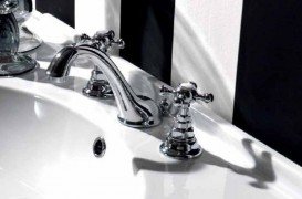 Смеситель для раковины Kerasan Retro на три отверстия хром 739190