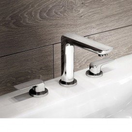 Змішувач для раковини Kludi Ameo Двохважеля на 3 отвори 413930575