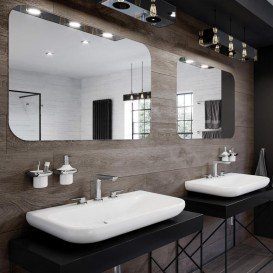 Змішувач для раковини Kludi Ameo Двохважеля на 3 отвори 413930575