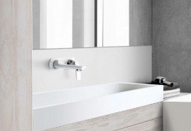 Смеситель для раковины Kludi Balance однорычажный внешняя часть белый 522469175