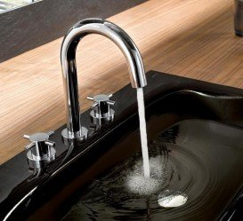 Змішувач для раковини Kludi BOZZ на три отвори двухвентильний хром 383930520