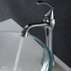 Змішувач для раковини Kraus Ventus змішувач високий латунь хром KEF-15000CH