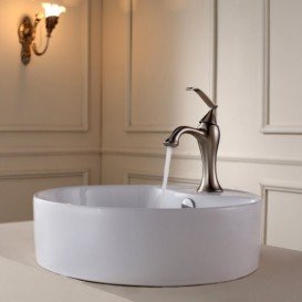 Змішувач для раковини Kraus Ventus змішувач латунь сатин KEF-15001BN