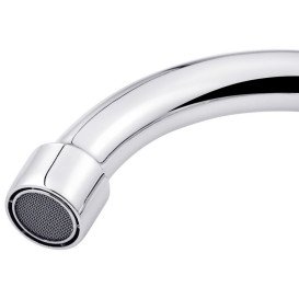 Смеситель для раковины Kroner KRM Aller-C010 двухвентильный хром CV012063