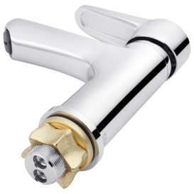 Смеситель для раковины Kroner KRM Elbe-C010 однорычажный хром CV014918