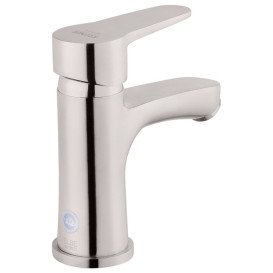 Змішувач для раковини Kroner KRM Elbe-N010 нікель одноважільний CV016439