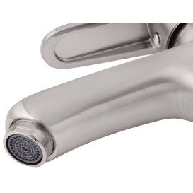 Змішувач для раковини Kroner KRM Elbe-N010 нікель одноважільний CV016439