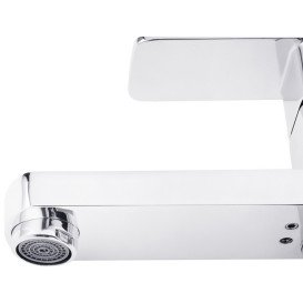 Змішувач для раковини Kroner KRM Ems-C010 одноважільний хром CV017355