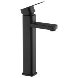 Смеситель для раковины Kroner KRP Edelstahl Kubus-SCH010-3 однорычажный черный CV031191