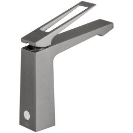 Смеситель для раковины Kroner KRP Ersel-GRP0110BV с донным клапаном графит CV035472